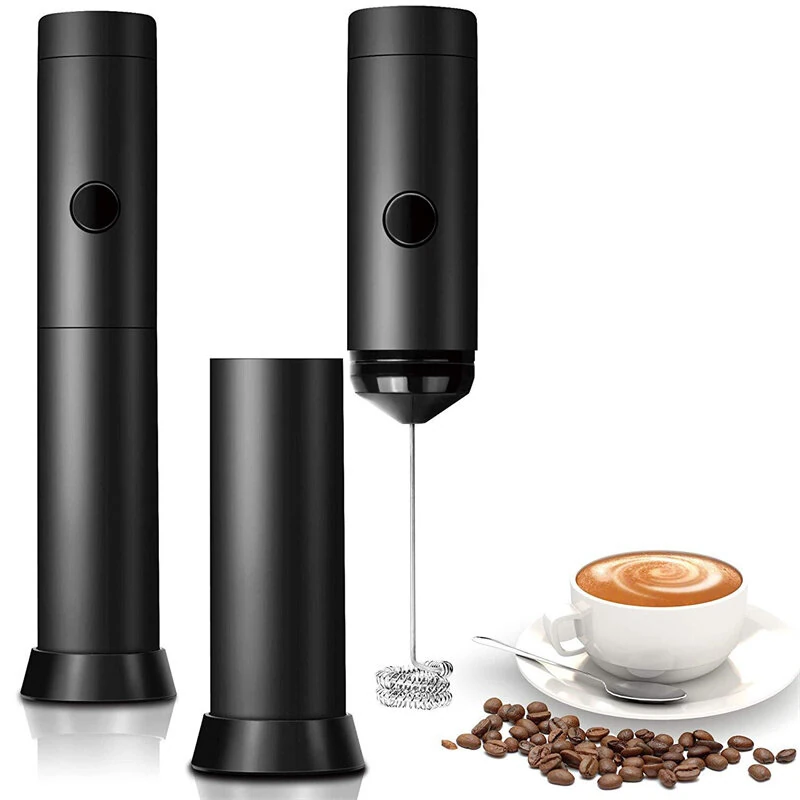 (image for) Handheld Milk Frother Automatic Electric Cream Mixer Handheld Egg Mixer Portable Foam Maker Compact Whisk Drink Mixer Mini Foamer for Cappuccino Coffee
