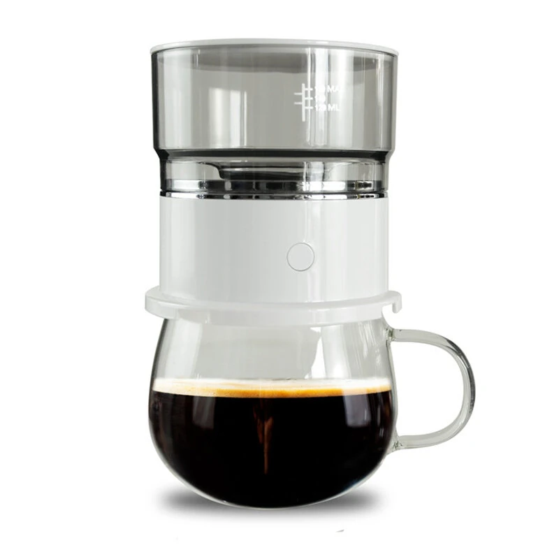 (image for) Portable Electric Outdoor Drip Coffee Maker for Home Office, Espresso Coffee Machine Mini Coffee Maker with Tritan Water Tank